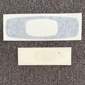 Oakley Square O Vintage Decals One Black & One White NEW